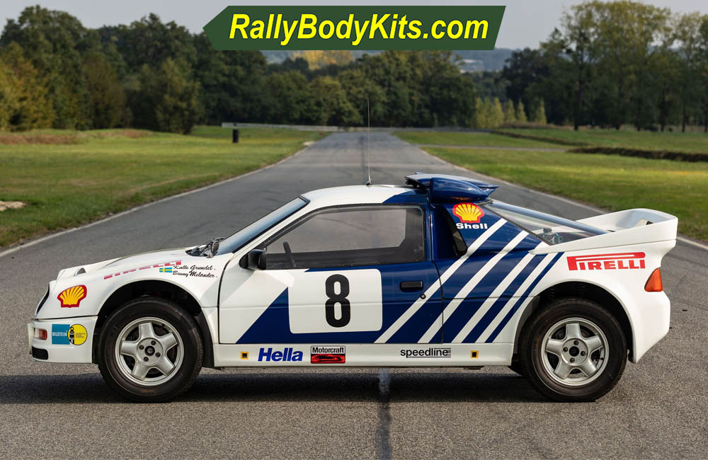 Ford RS200 Group B side view