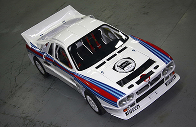 Fibreglass body shell Lancia 037 tubular chassis